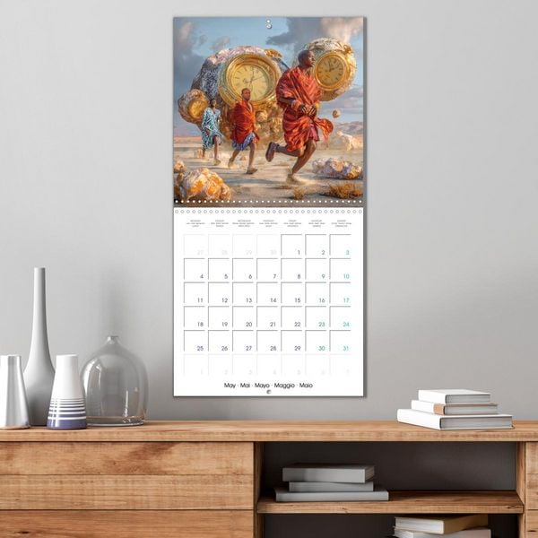 Produktbild: Surreal worlds - Moments of flowing time (Wall Calendar 2026 12 &times; 12 Inch) CALVENDO 12 Month Wall Calendar