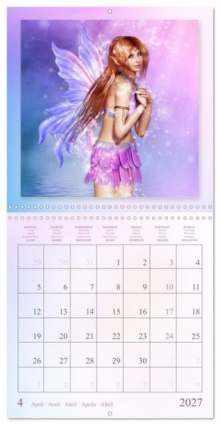 Produktbild: Twinkling Fairies (Wall Calendar 2027 12 &times; 12 Inch) CALVENDO 12 Month Wall Calendar