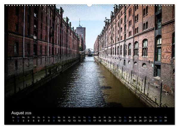 Produktbild: Hamburg (Wandkalender 2026 DIN A2 quer), CALVENDO Monatskalender