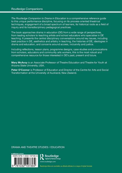 Produktbild: The Routledge Companion to Drama in Education