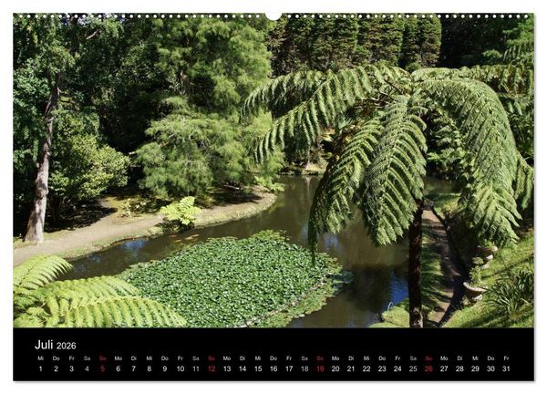 Produktbild: Azoren - bezaubernde Inselwelt. Eindr&uuml;cke auf Sao Miguel (Wandkalender 2026 DIN A2 quer), CALVENDO Monatskalender