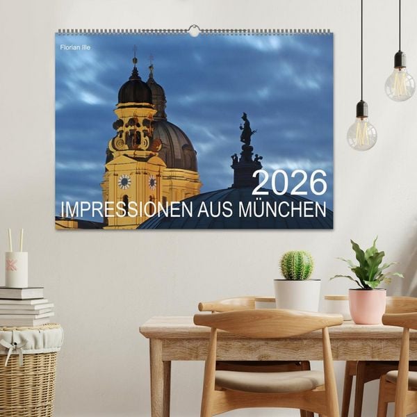 Produktbild: Impressionen aus M&uuml;nchen (Wandkalender 2026 DIN A2 quer), CALVENDO Monatskalender