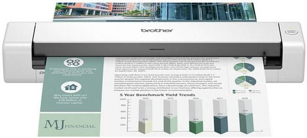 Produktbild: Brother DS-740D Mobile Scanner Dokumentenscanner A4 1200 x 1200 15 Seiten/min USB-A (USB 3.2 Gen 1)