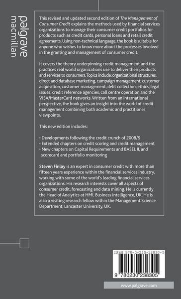 Produktbild: The Management of Consumer Credit