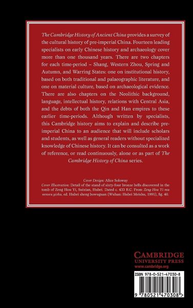 Produktbild: The Cambridge History of Ancient China