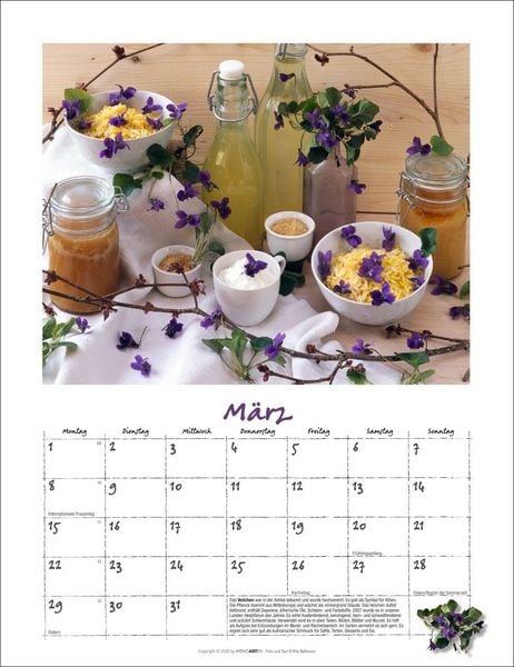 Produktbild: Augenschmaus Kalender 2027 - Gew&uuml;rze und Kr&auml;uter rund ums Jahr