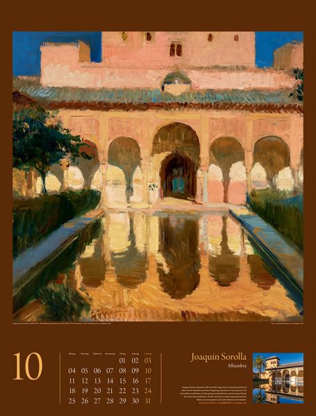Produktbild: KunstGeschichten Kalender 2027 | Meisterwerke und die Orte ihrer Inspiration