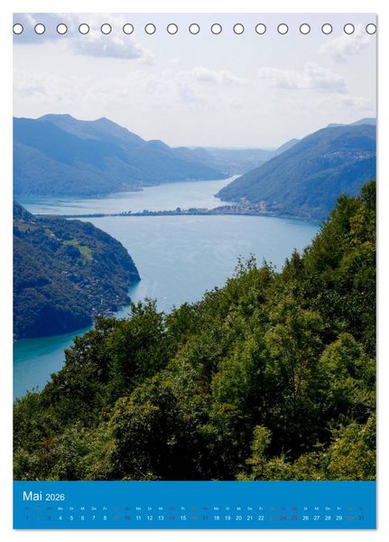 Produktbild: Tessin (Tischkalender 2026 DIN A5 hoch), CALVENDO Monatskalender
