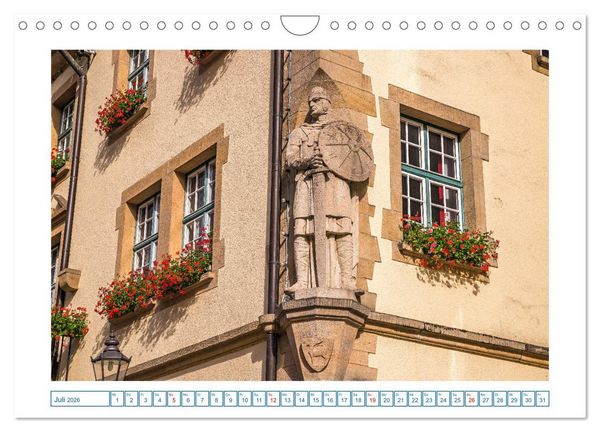 Produktbild: Sigmaringen - h&uuml;bsche Kleinstadt an der Donau (Wandkalender 2026 DIN A4 quer), CALVENDO Monatskalender