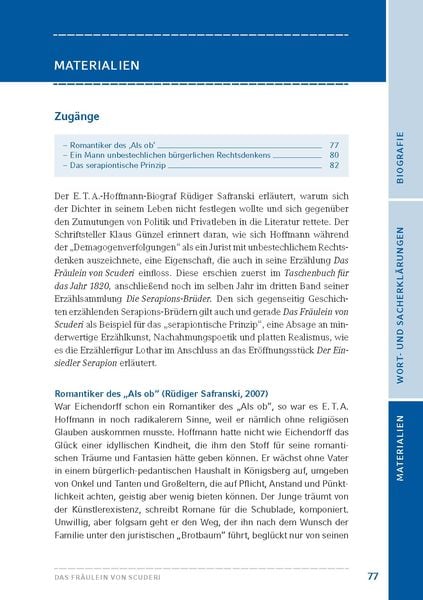 Produktbild: Das Fr&auml;ulein von Scuderi von E. T. A. Hoffmann (Textausgabe)