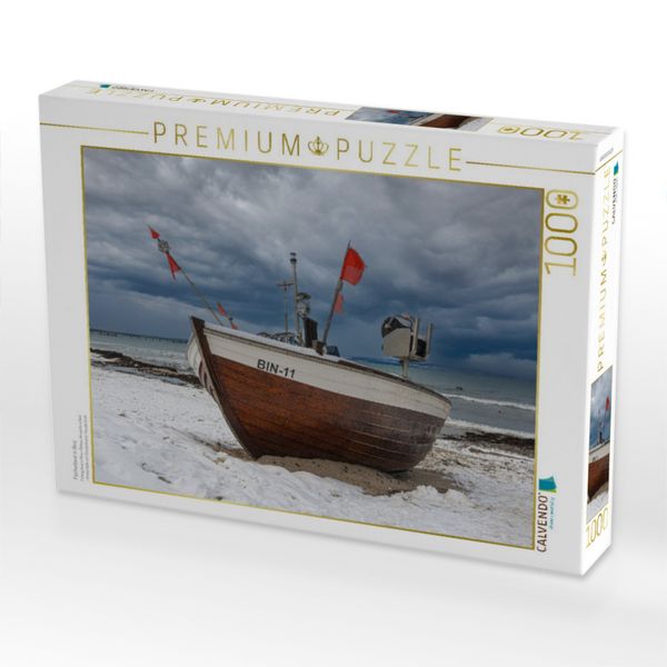 Produktbild: CALVENDO Puzzle Fischerboot in Binz | 1000 Teile Lege-Gr&ouml;&szlig;e 64x48cm Foto-Puzzle f&uuml;r gl&uuml;ckliche Stunden