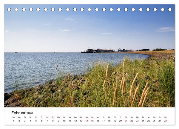 Produktbild: Norderney Paradies in der Nordsee (Tischkalender 2026 DIN A5 quer), CALVENDO Monatskalender