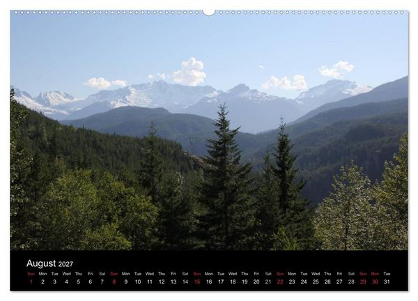 Produktbild: From Pacific to the Mountains 2027 (High Quality Premium Wall Calendar 2027 DIN A2 landscape),CALVENDO 12 Month Wall Calendar