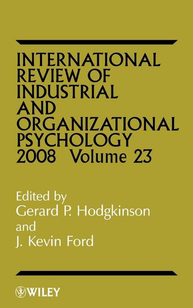 Produktbild: International Review of Industrial and Organizational Psychology 2008, Volume 23