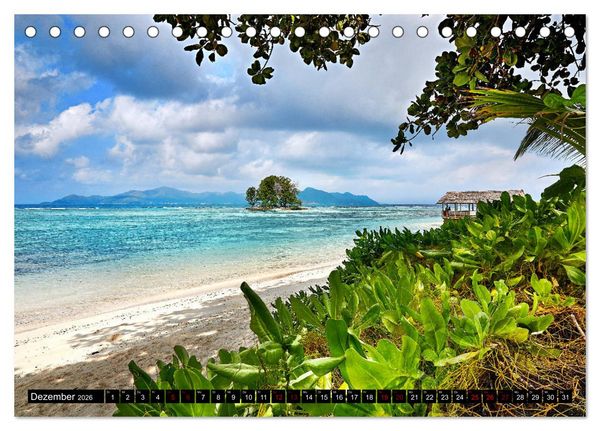 Produktbild: Seychellen Paradies 2026 (Tischkalender 2026 DIN A5 quer), CALVENDO Monatskalender