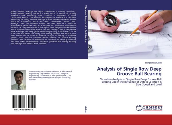 Produktbild: Analysis of Single Row Deep Groove Ball Bearing
