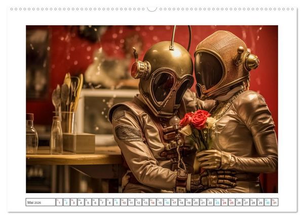 Produktbild: Astronauten Outfits (Wandkalender 2026 DIN A2 quer), CALVENDO Monatskalender