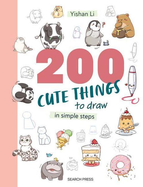 Produktbild: 200 Cute Things to Draw