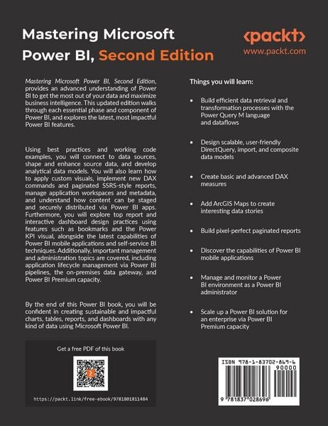 Produktbild: Mastering Microsoft Power BI - Second Edition