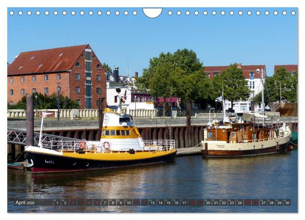 Produktbild: Bremen Vegesack - Ein Stadtteil mit Flair (Wandkalender 2026 DIN A4 quer), CALVENDO Monatskalender