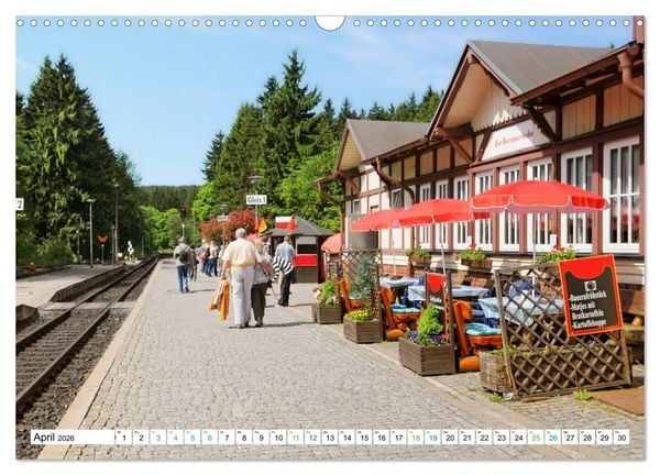 Produktbild: Harz - Ausflugsziele vom Brocken bis Sangerhausen (Wandkalender 2026 DIN A3 quer), CALVENDO Monatskalender