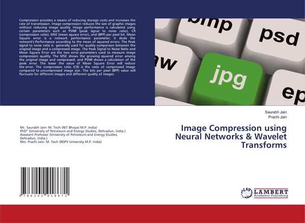 Produktbild: Image Compression using Neural Networks & Wavelet Transforms