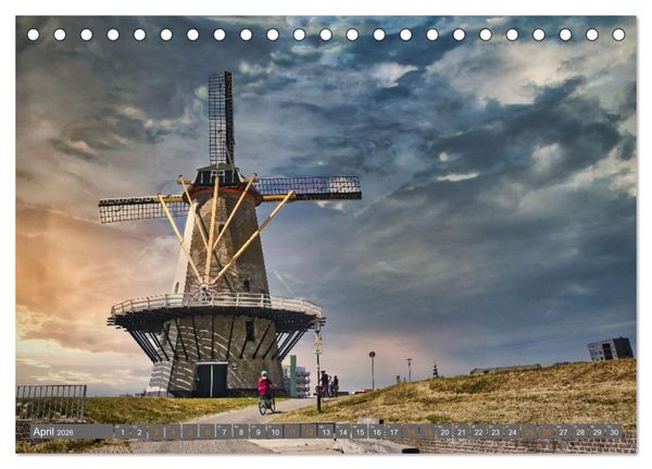 Produktbild: Zeeland - Urlaubstr&auml;ume zwischen Breskens und Domburg (Tischkalender 2026 DIN A5 quer), CALVENDO Monatskalender