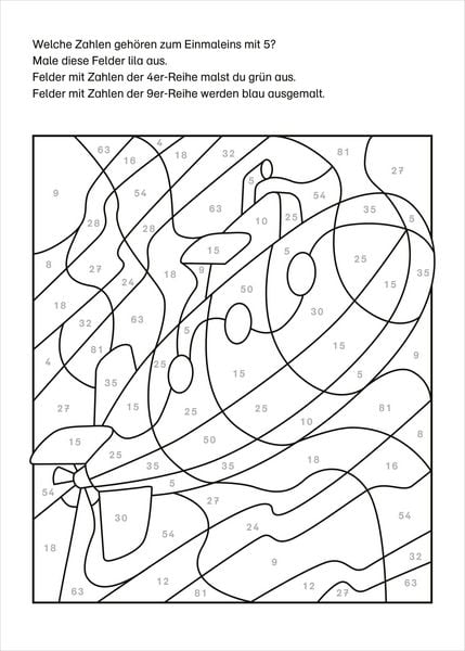 Produktbild: LERNSTERN. Mein Mathe-Malblock. Das kleine Einmaleins