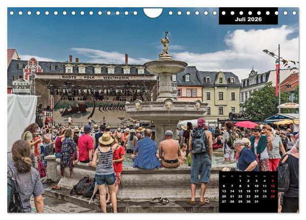 Produktbild: Rudolstadt - Schwarza (Wandkalender 2026 DIN A4 quer), CALVENDO Monatskalender