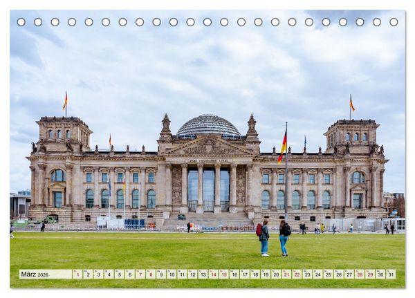 Produktbild: Berlin rund ums Jahr (Tischkalender 2026 DIN A5 quer), CALVENDO Monatskalender