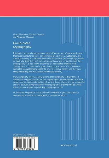 Produktbild: Group-based Cryptography
