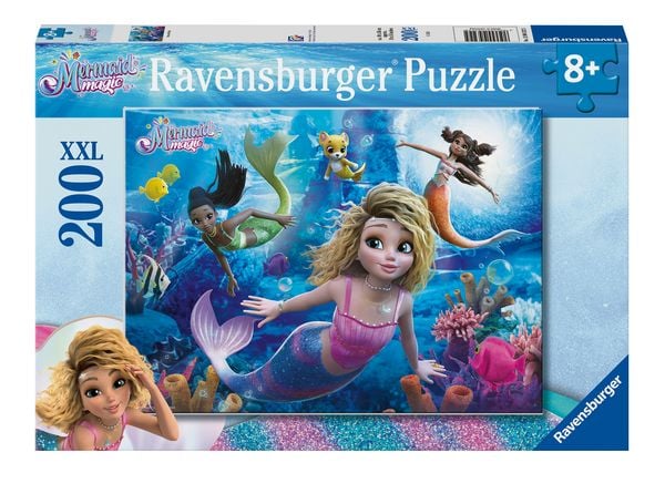 Produktbild: Kinderpuzzle 200 XXL Teile - Meerjungfrauen Magie