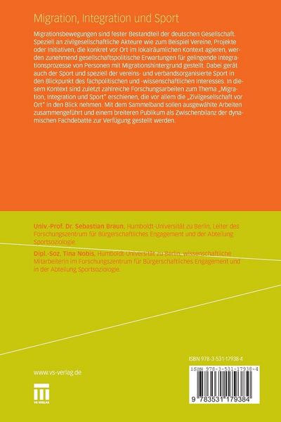Produktbild: Migration, Integration und Sport