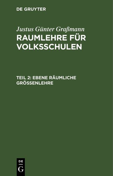 Produktbild: Ebene r&auml;umliche Gr&ouml;&szlig;enlehre