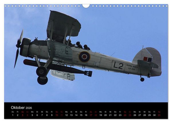 Produktbild: Oldtimer am Himmel (Wandkalender 2026 DIN A3 quer), CALVENDO Monatskalender