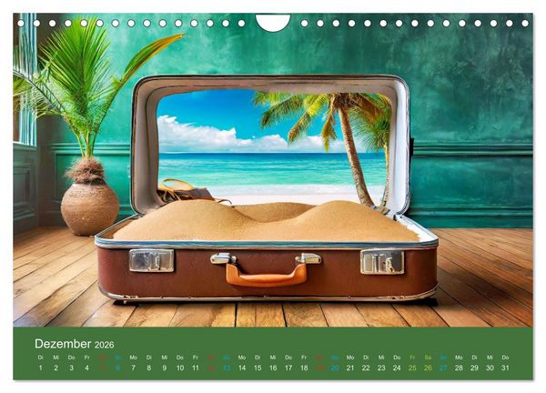 Produktbild: Ausblick aufs Meer - traumhafte Momente (Wandkalender 2026 DIN A4 quer), CALVENDO Monatskalender