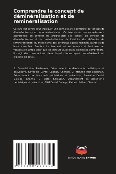 Produktbild: Comprendre le concept de d&eacute;min&eacute;ralisation et de remin&eacute;ralisation