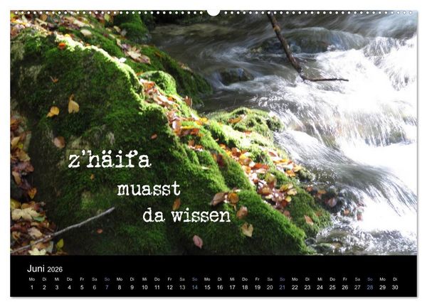 Produktbild: Baierische Lebensweisheiten (hochwertiger Premium Wandkalender 2026 DIN A2 quer), Kunstdruck in Hochglanz