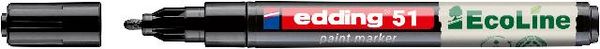 Produktbild: Edding 51 EcoLine 4-51-001 Lackmarker Schwarz 1 mm, 2mm