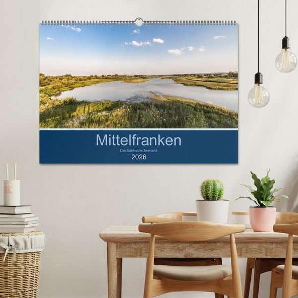 Produktbild: Mittelfranken - Das fr&auml;nkische Seenland (Wandkalender 2026 DIN A2 quer), CALVENDO Monatskalender
