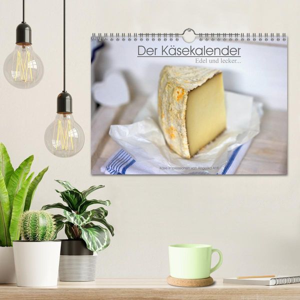 Produktbild: Der K&auml;sekalender Edel und lecker (Wandkalender 2026 DIN A4 quer), CALVENDO Monatskalender