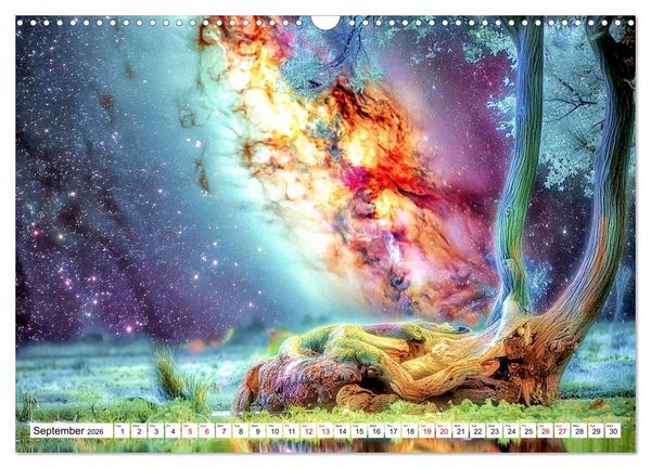 Produktbild: Psychedelic Landscapes (Wall Calendar 2026 DIN A3 landscape), CALVENDO 12 Month Wall Calendar