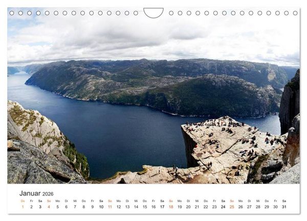 Produktbild: Norwegische Impressionen (Wandkalender 2026 DIN A4 quer), CALVENDO Monatskalender