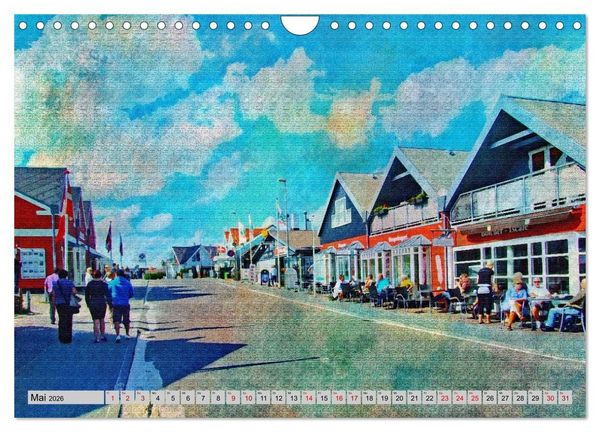 Produktbild: D&auml;nemark - Sch&ouml;nheiten J&uuml;tlands in feinen Aquarellfarben (Wandkalender 2026 DIN A4 quer), CALVENDO Monatskalender