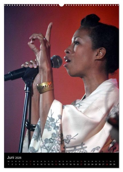 Produktbild: Jazz Frauen 2026 (Wandkalender 2026 DIN A2 hoch), CALVENDO Monatskalender