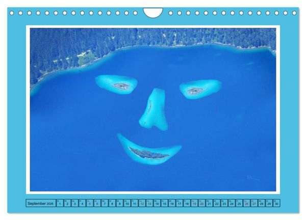 Produktbild: L&auml;cheln in Landschaften (Wandkalender 2026 DIN A4 quer), CALVENDO Monatskalender