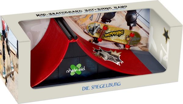 Produktbild: Mini-Skateboard-Set Spine-Ramp - skate-aid