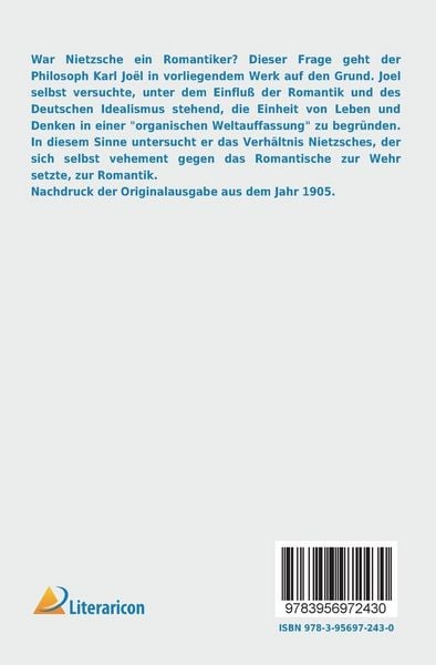 Produktbild: Nietzsche und die Romantik