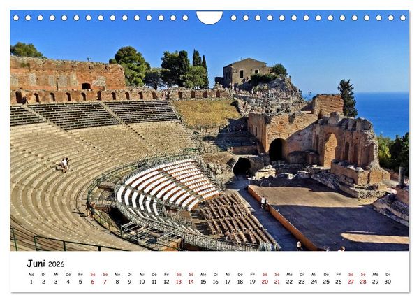 Produktbild: Sizilien - der Osten und die Liparischen Inseln (Wandkalender 2026 DIN A4 quer), CALVENDO Monatskalender