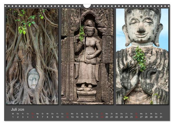 Produktbild: MEDITATION Zeit f&uuml;r mich (Wandkalender 2026 DIN A3 quer), CALVENDO Monatskalender